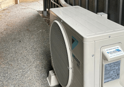 Heat pump in rural property 
