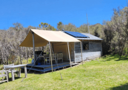 Tiny home receiving new electrical system installation